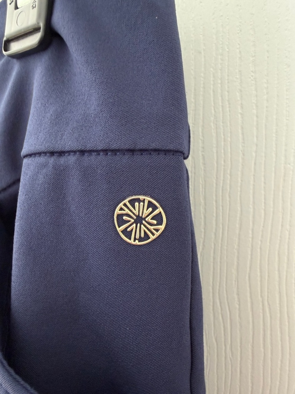 Lilly Pulitzer Navy Corso Pull-On Cropped Stretch Golf Pants - Picture 7 of 8